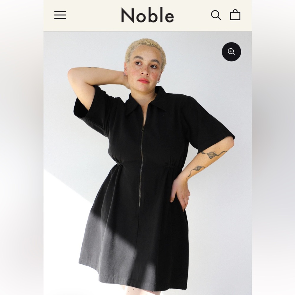 Noble Black Utility Dress (Small)